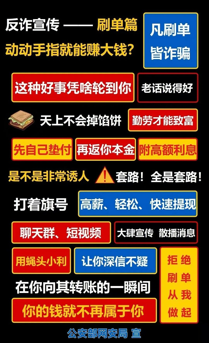 最前沿防騙跨街廣告牌！